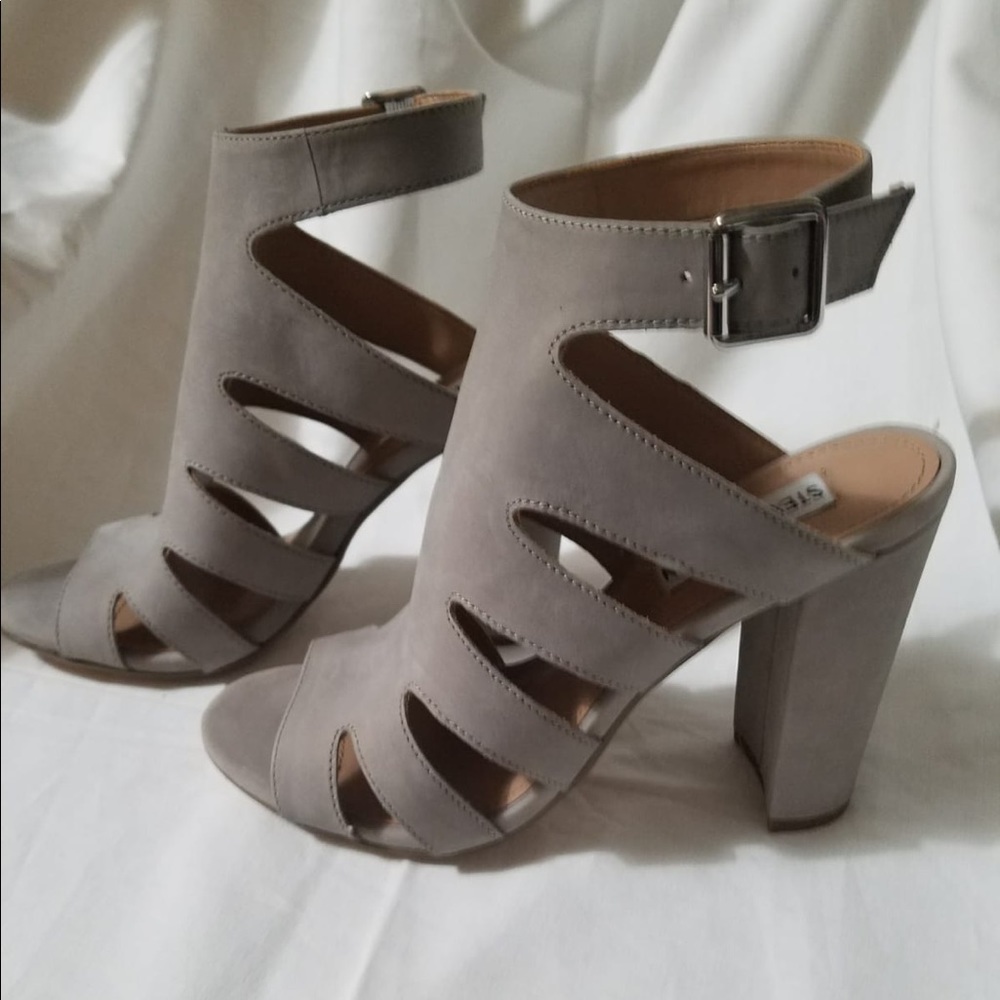 Gray Steve Madden heels